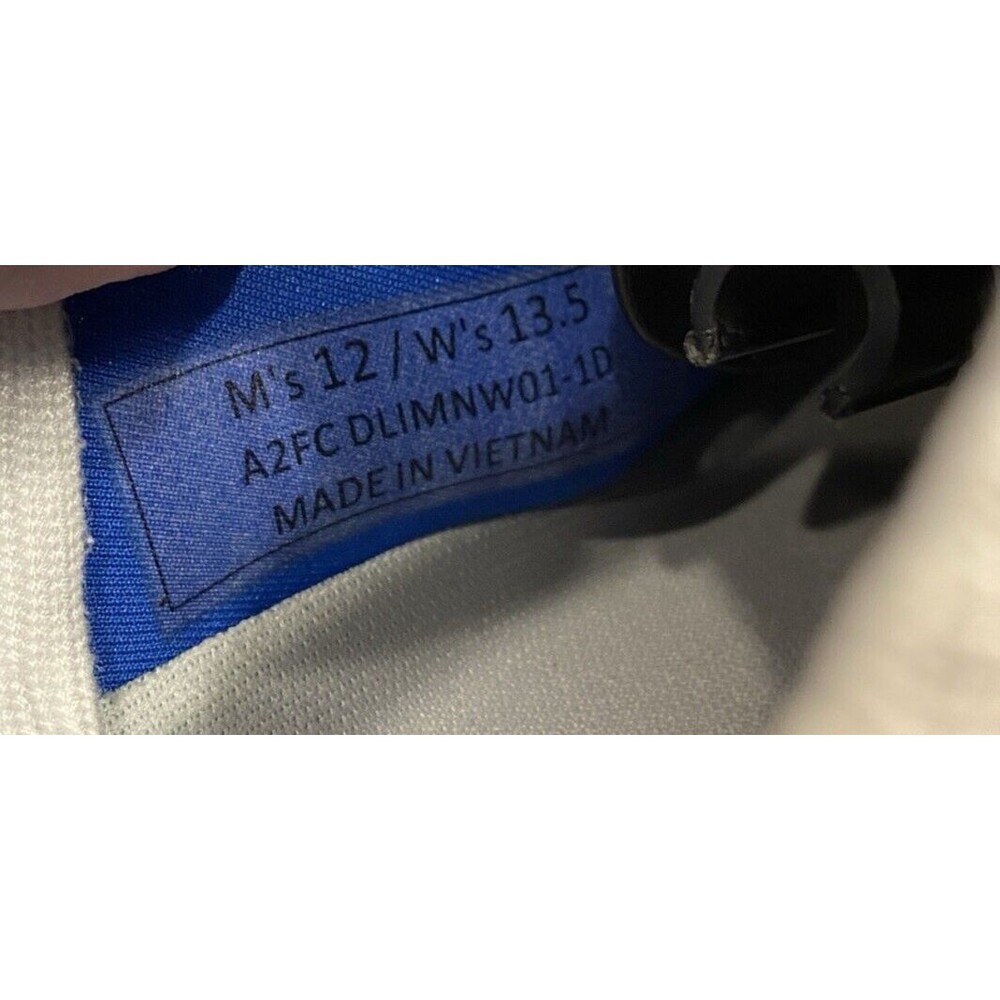 Kizik Lima Men's Size 12 White Blue Hands Free Slip On Sneakers Shoes - Picture 8 of 8